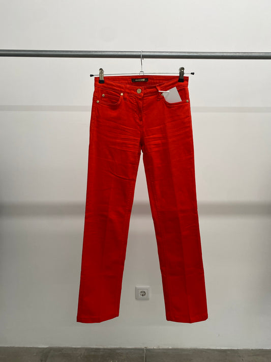 Roberto Cavalli red trousers (38)