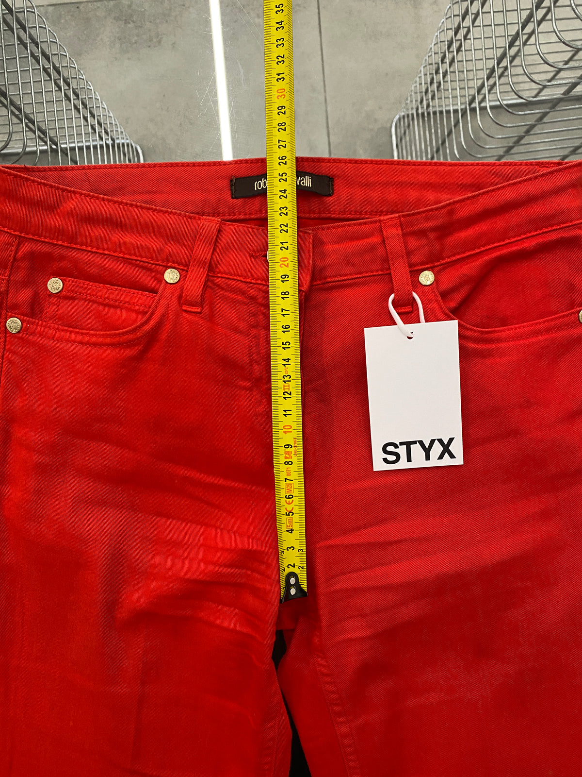 Roberto Cavalli red trousers (38)
