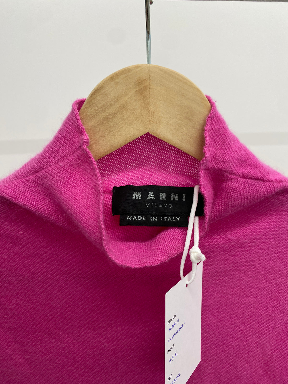 Marni pink cashmere jumper (M)