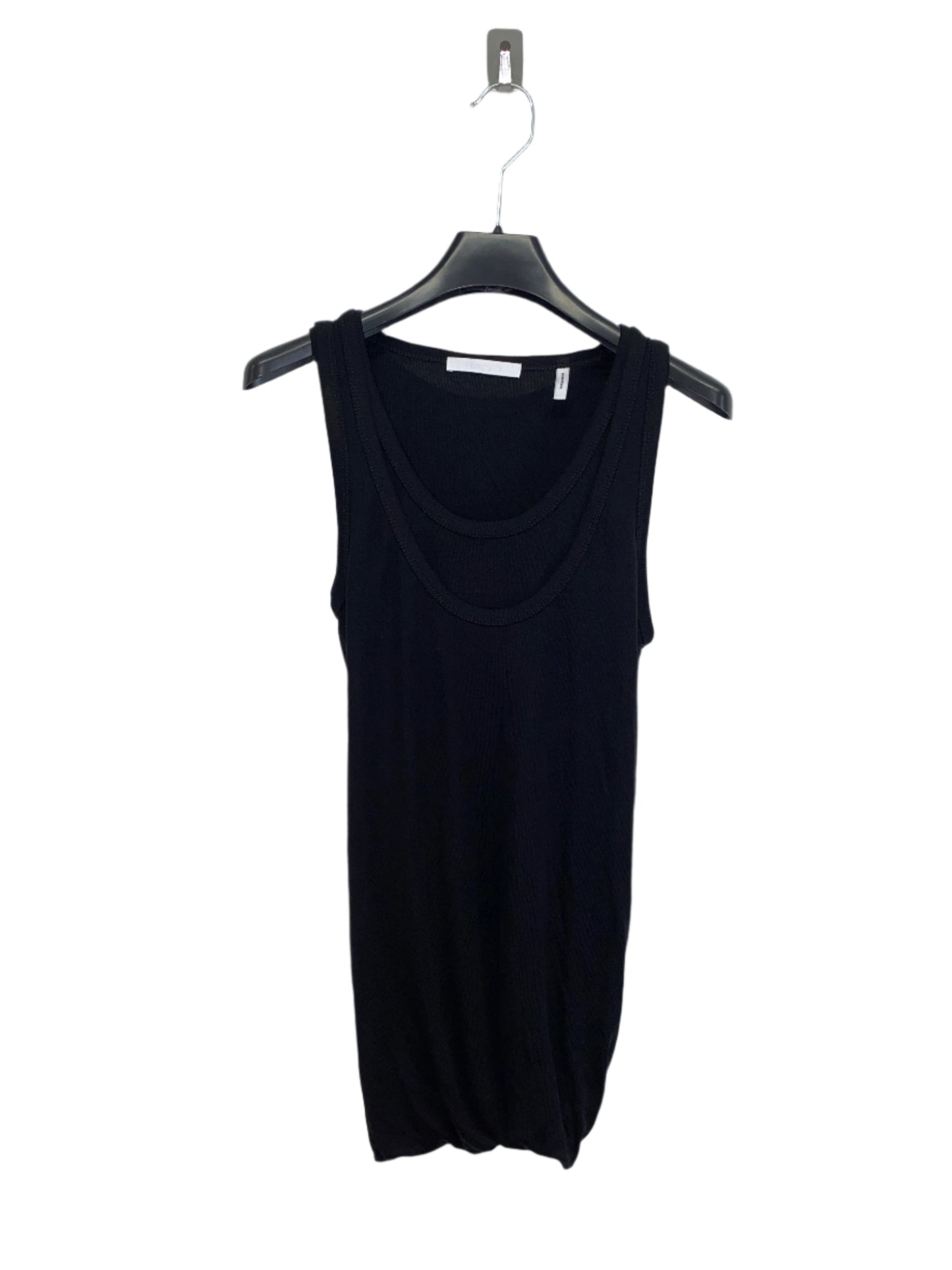 HELMUT LANG double layer black cotton top and dress (XS)