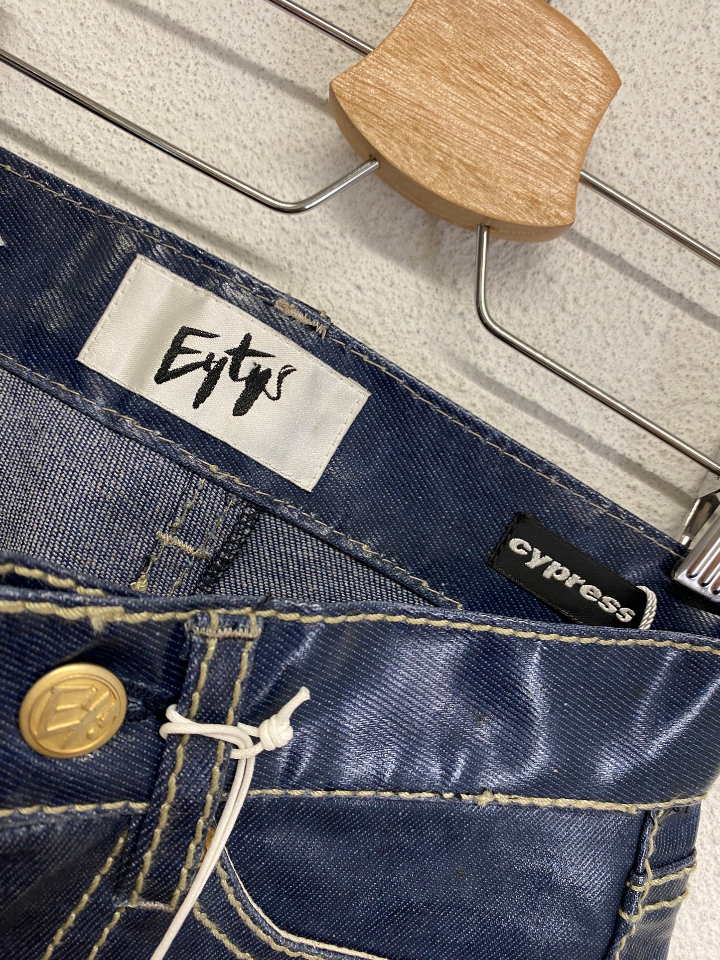 EYTYS blue vynil pants (XS)