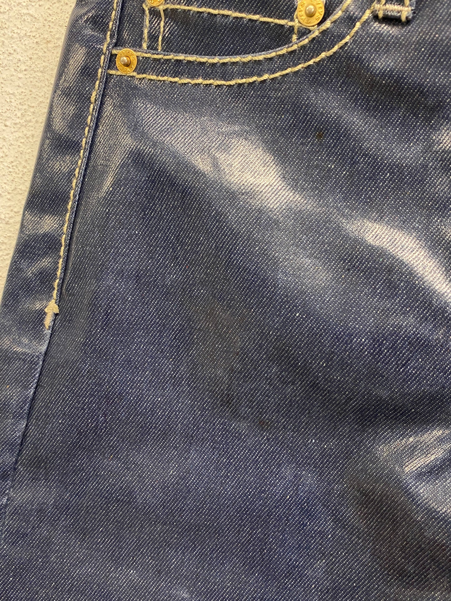EYTYS blue vynil pants (XS)