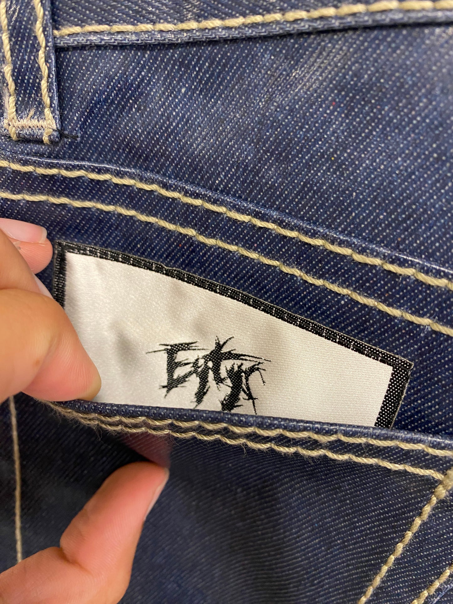 EYTYS blue vynil pants (XS)