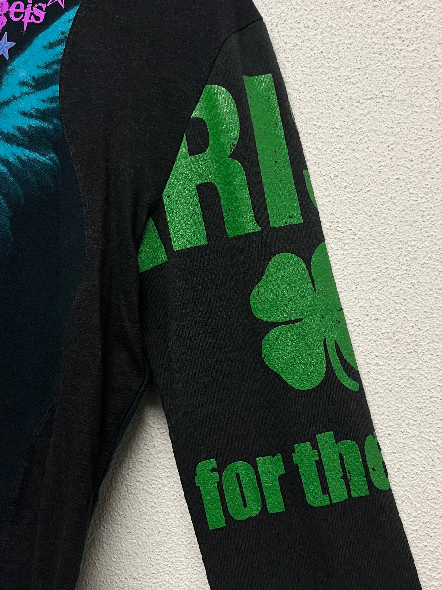 MARINE SERRE regenerated graphic black longsleeve (M)