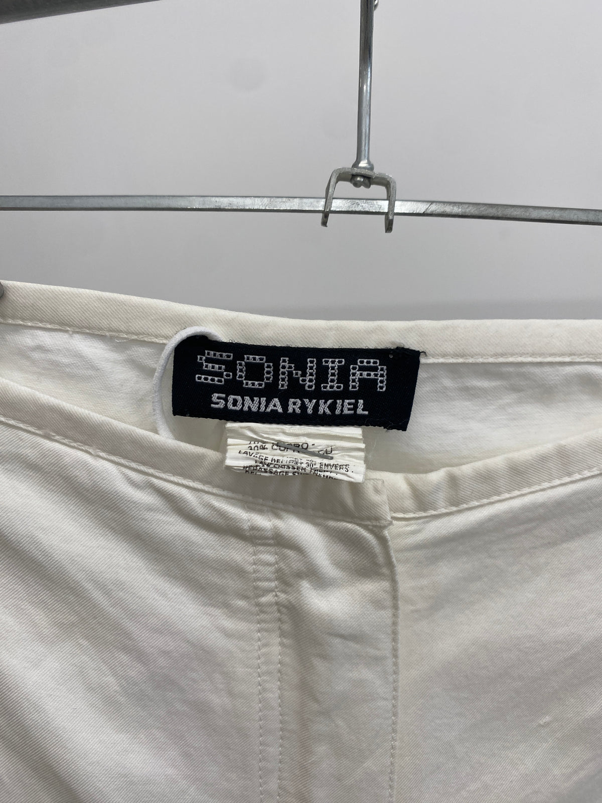 Sonia Rykiel white cotton trousers (36)