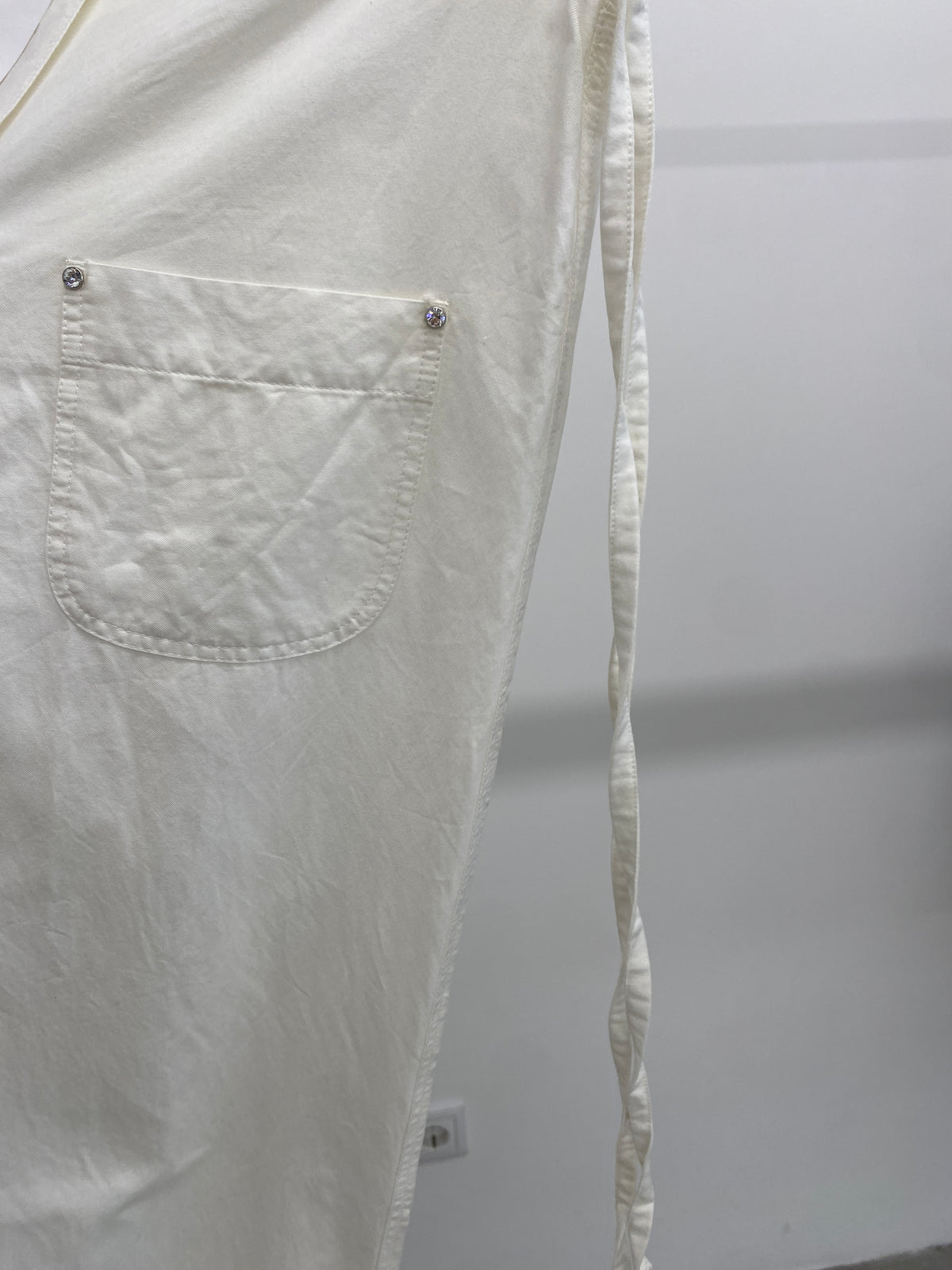 Sonia Rykiel white cotton trousers (36)