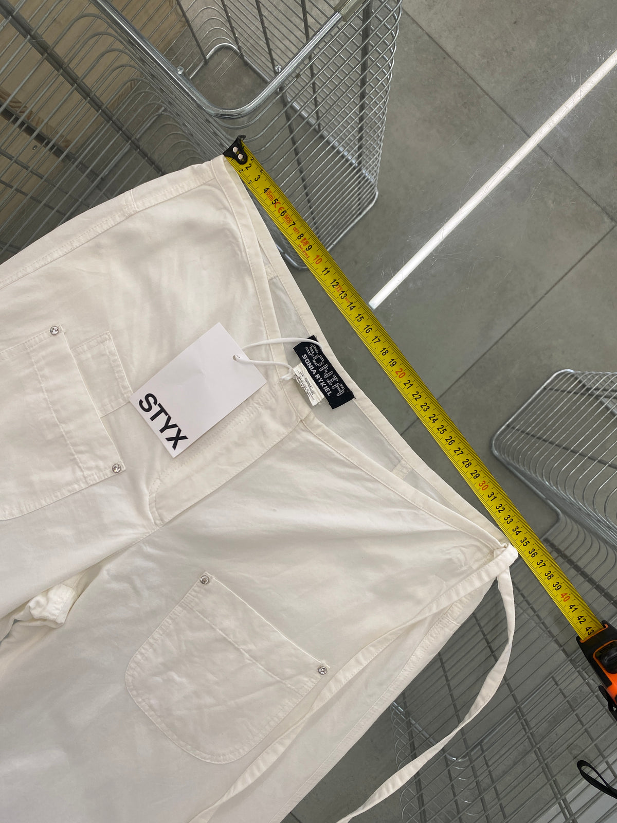 Sonia Rykiel white cotton trousers (36)