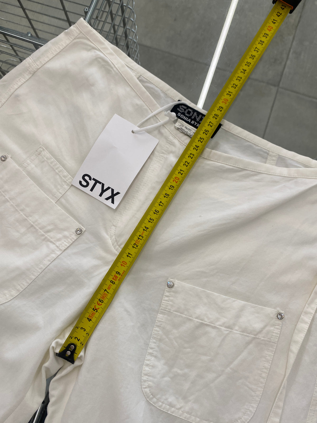 Sonia Rykiel white cotton trousers (36)