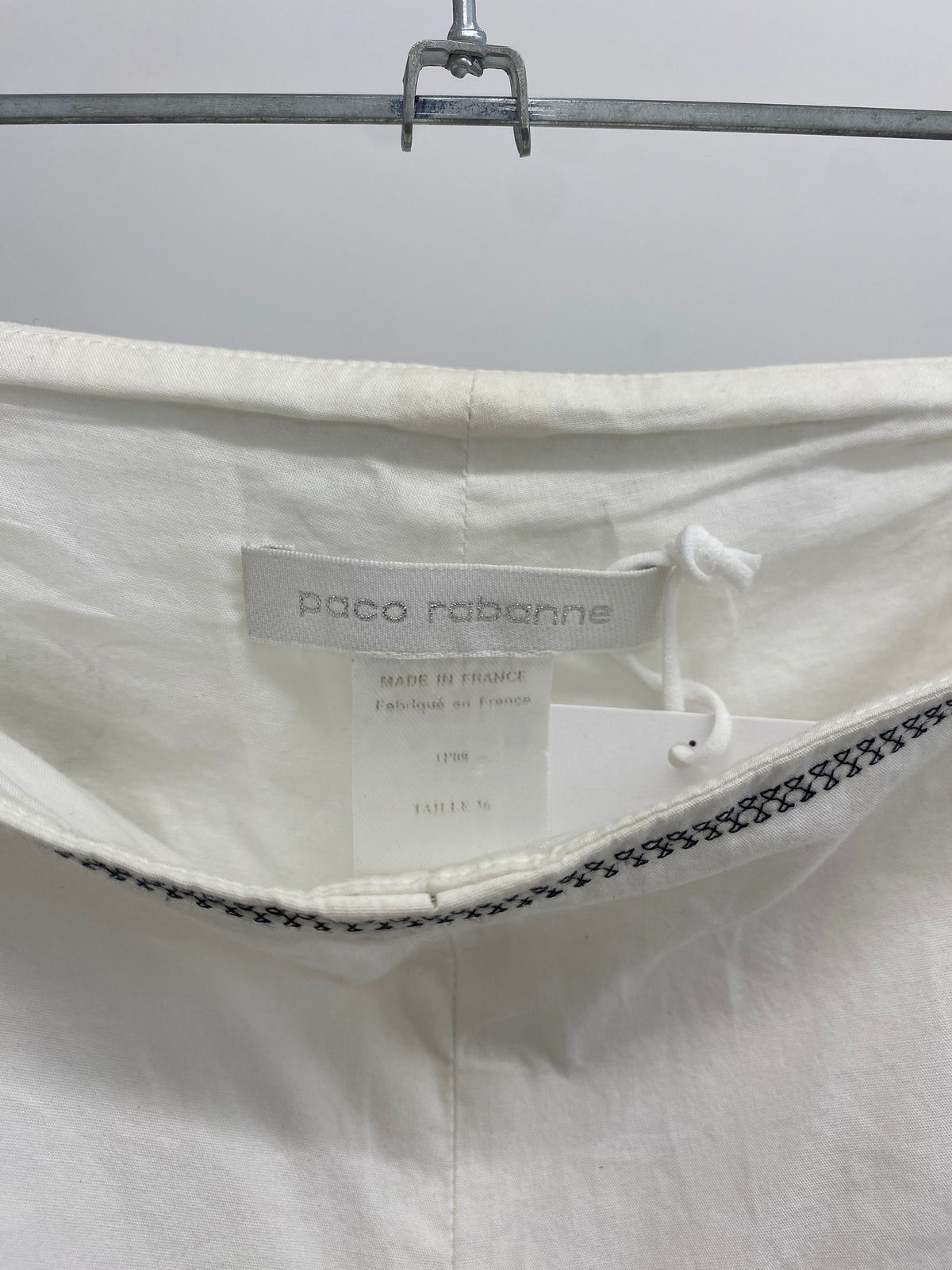 Paco Rabanne Daisy pattern cotton trousers (36)