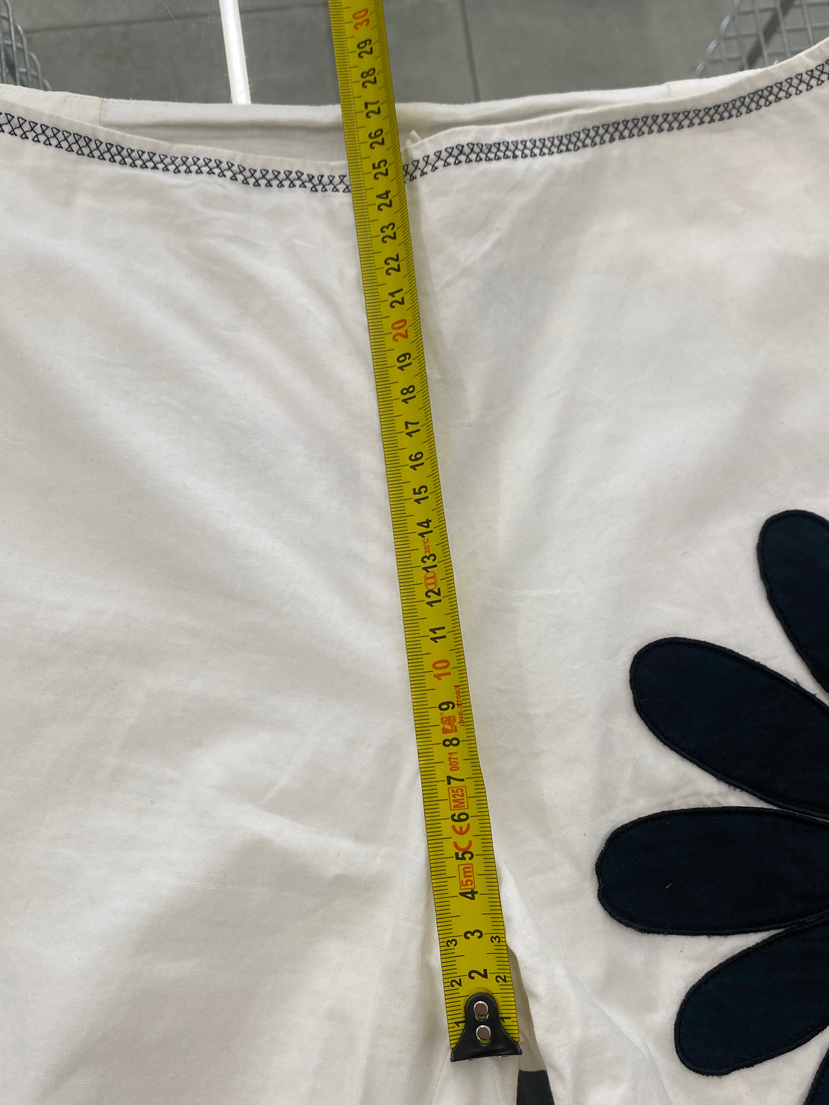 Paco Rabanne Daisy pattern cotton trousers (36)