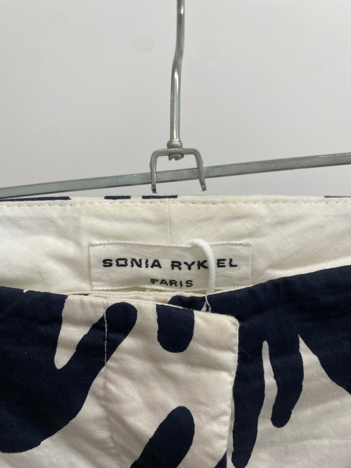 Sonia Rykiel Pre fall 2016 hand print pattern trousers (34)