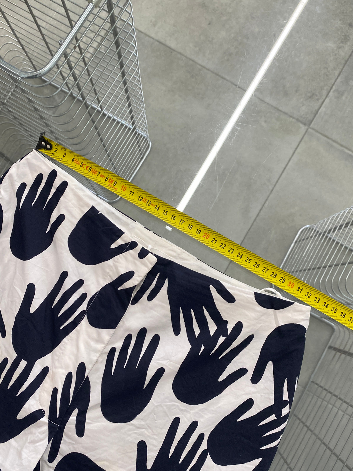 Sonia Rykiel Pre fall 2016 hand print pattern trousers (34)
