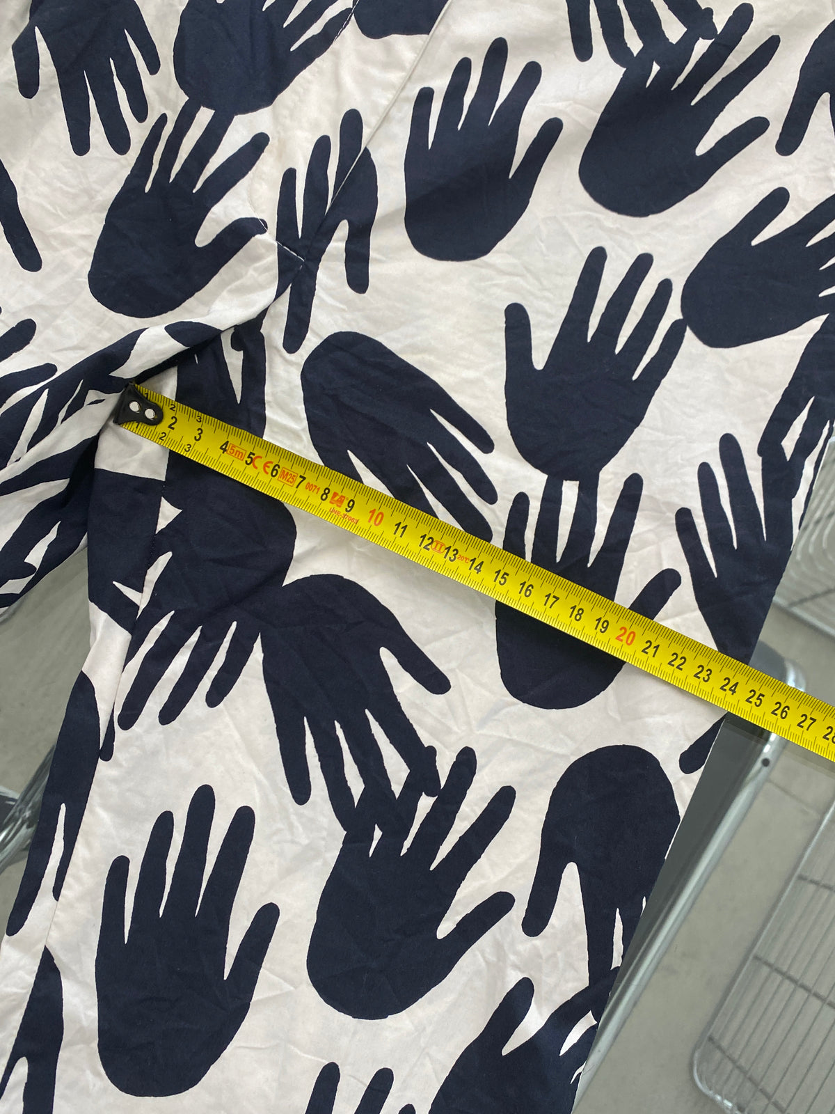 Sonia Rykiel Pre fall 2016 hand print pattern trousers (34)