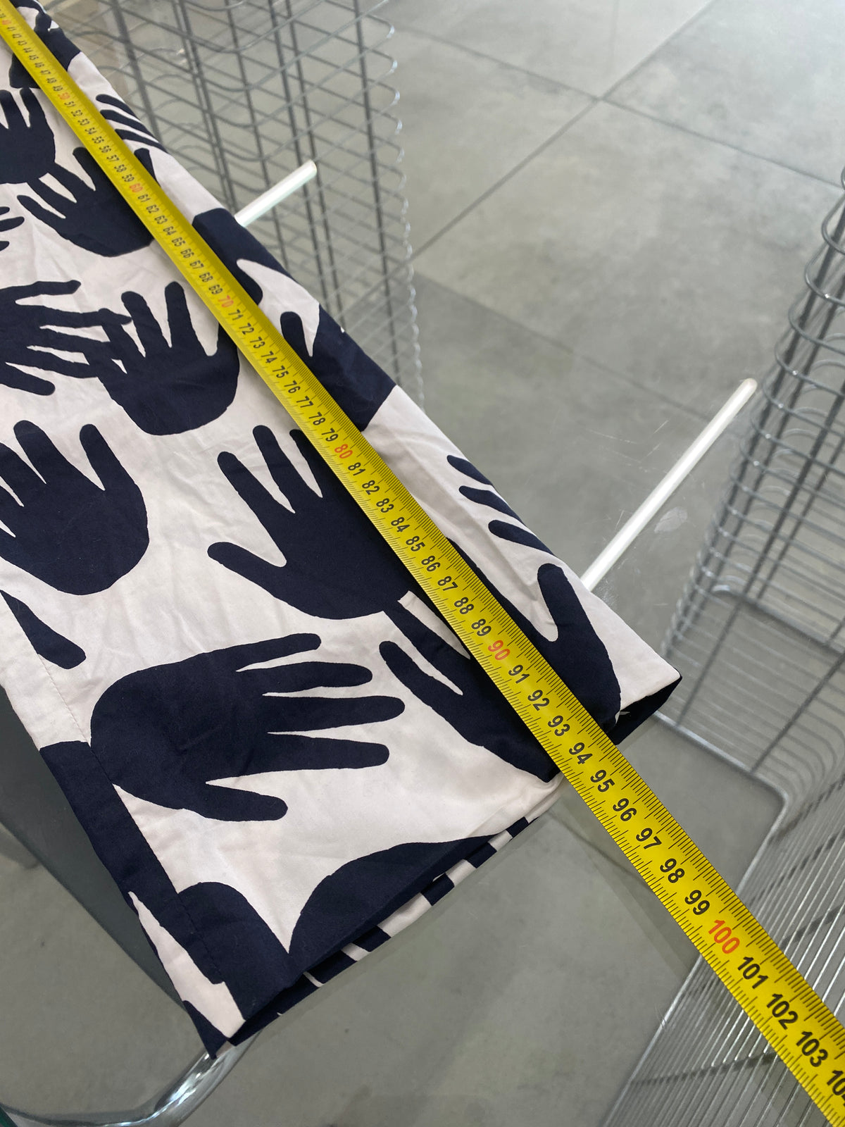 Sonia Rykiel Pre fall 2016 hand print pattern trousers (34)
