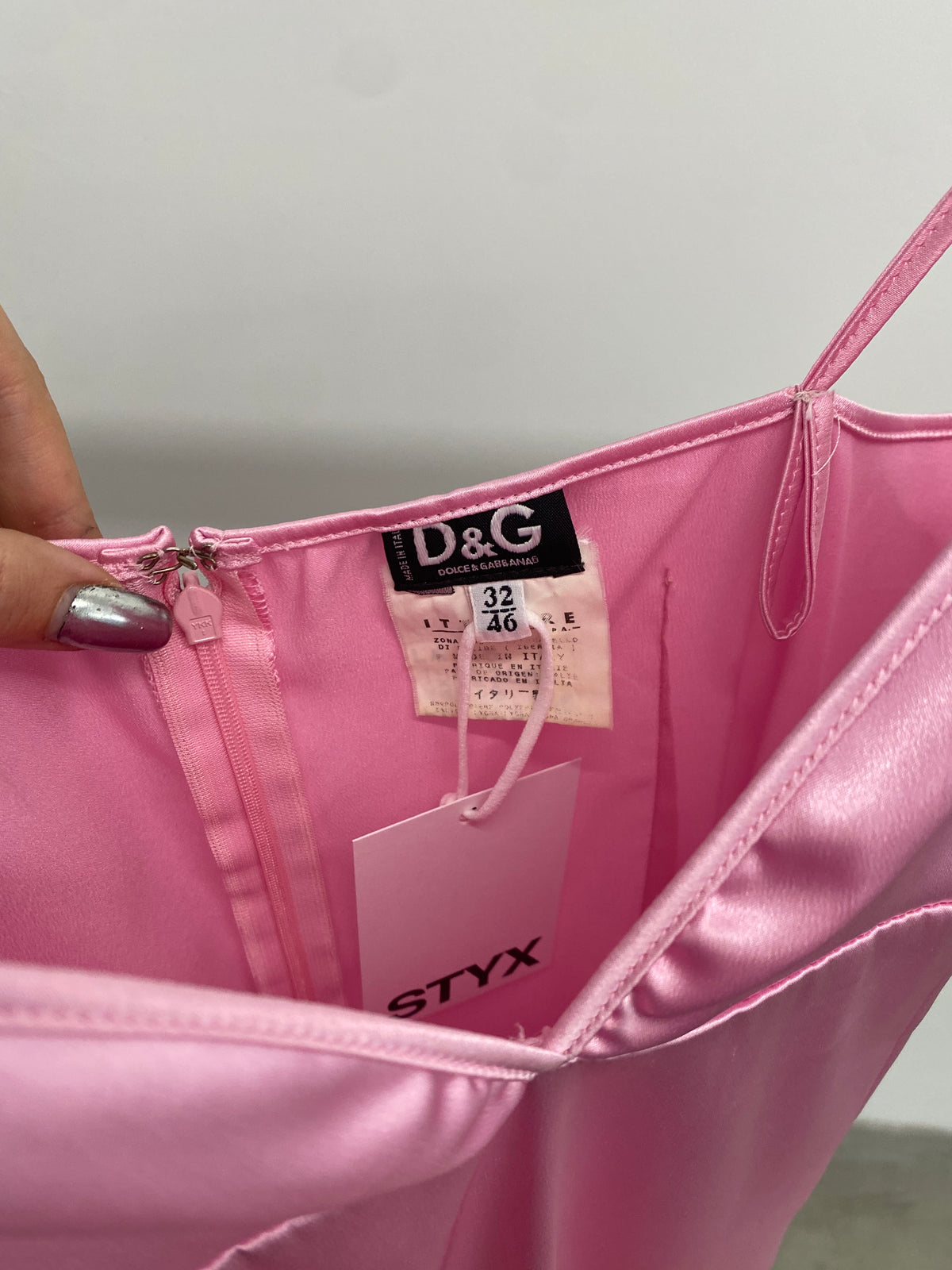 D&G pink mid-length dress (L)