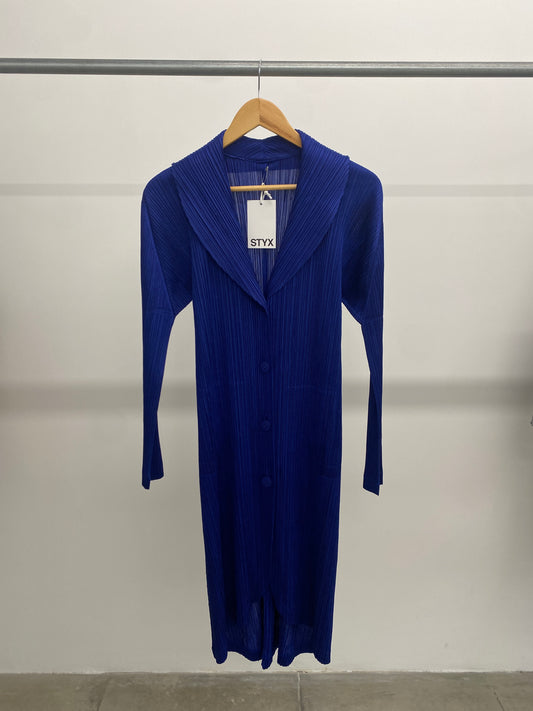Issey Miyake Pleats Please AW99 blue dress (L)