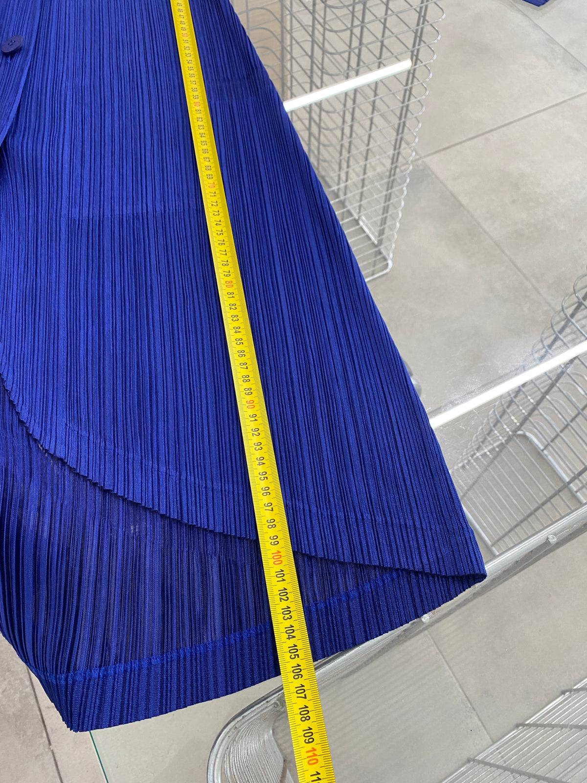 Issey Miyake Pleats Please AW99 blue dress (L)
