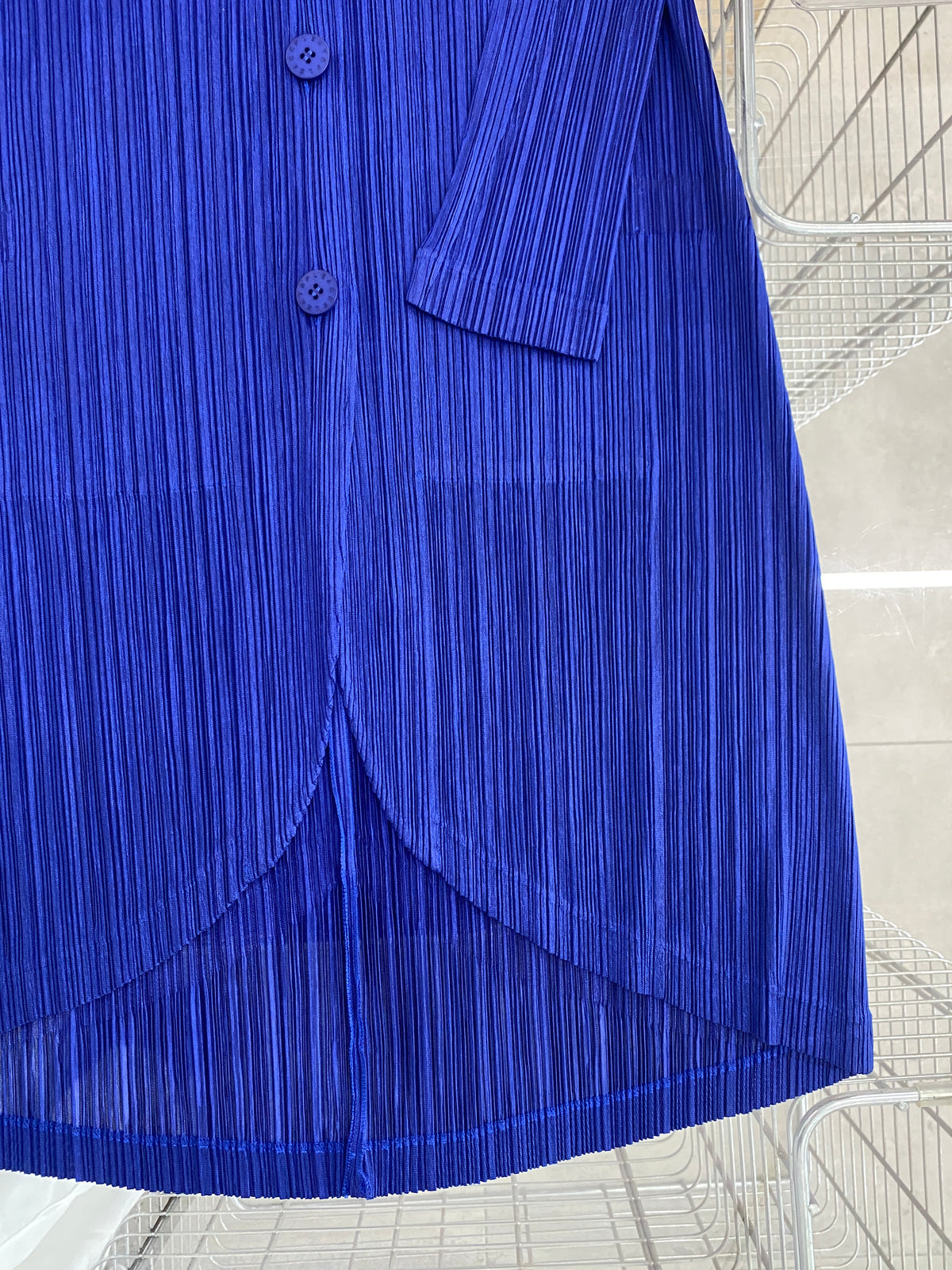 Issey Miyake Pleats Please AW99 blue dress (L)