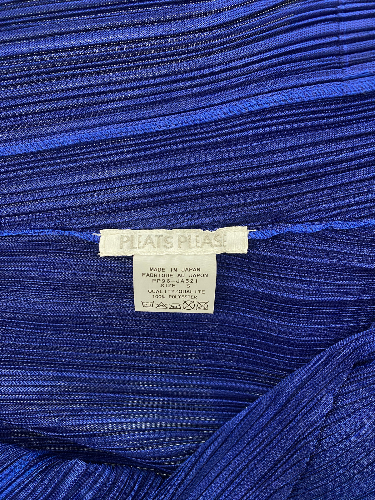 Issey Miyake Pleats Please AW99 blue dress (L)