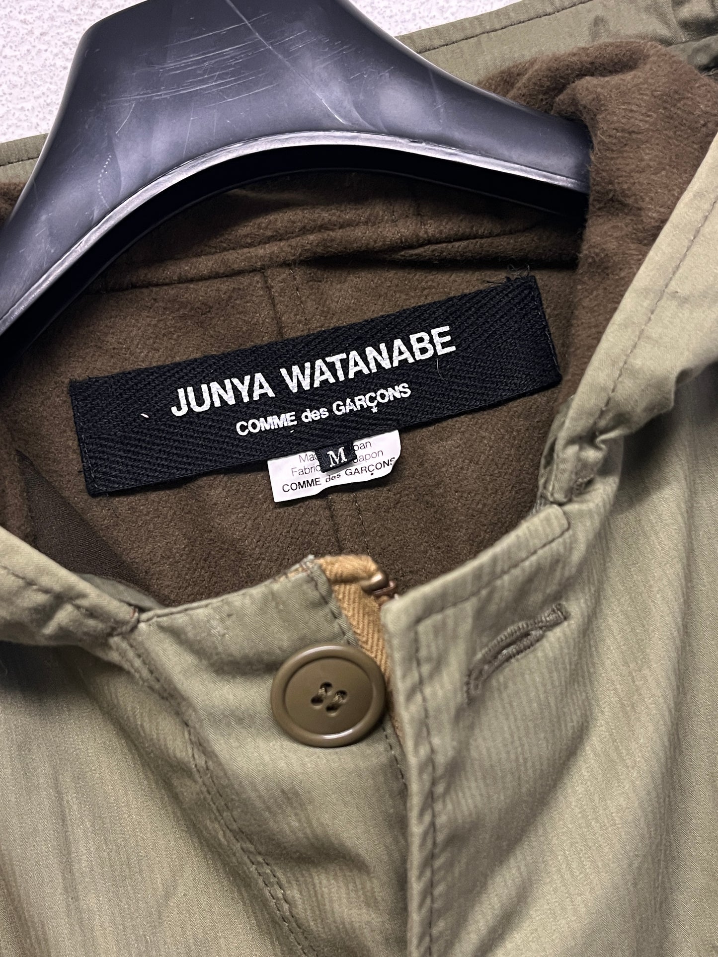 COMME DES GARÇONS JUNYA WATANABE cargo coat with separate coat inside (S/M)