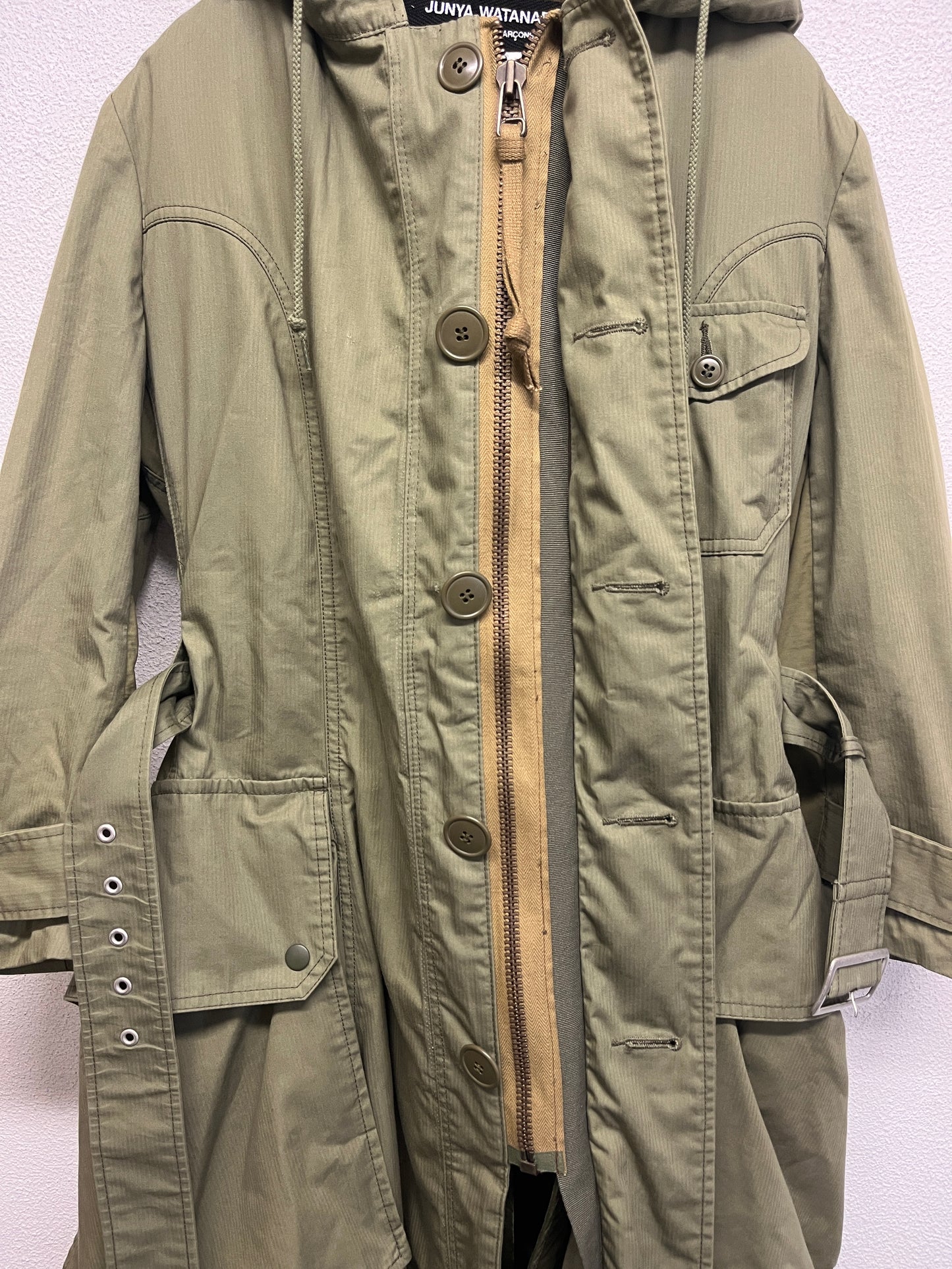 COMME DES GARÇONS JUNYA WATANABE cargo coat with separate coat inside (S/M)