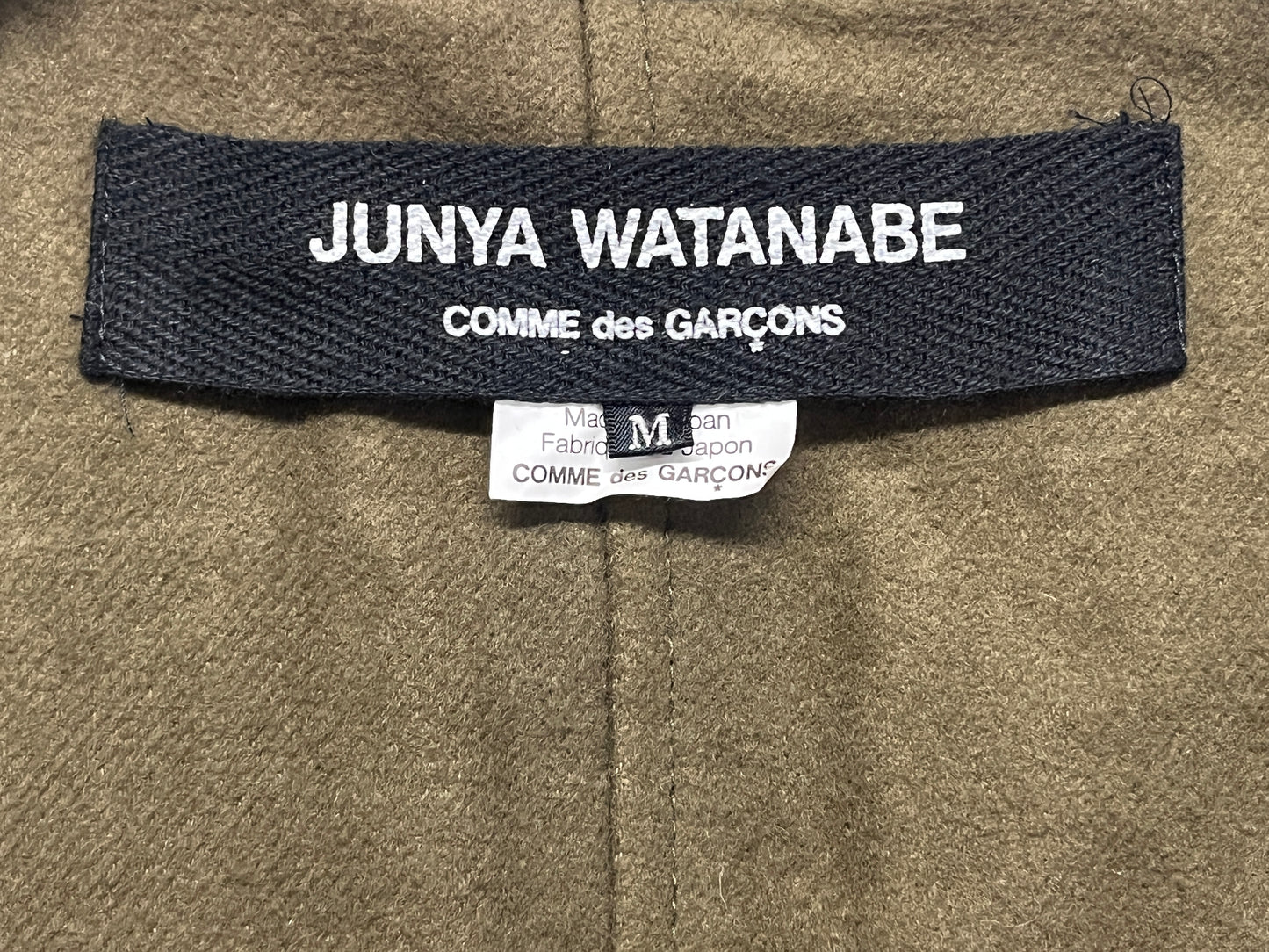 COMME DES GARÇONS JUNYA WATANABE cargo coat with separate coat inside (S/M)