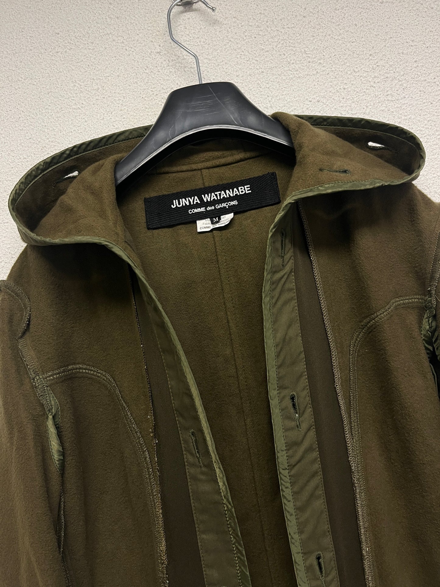 COMME DES GARÇONS JUNYA WATANABE cargo coat with separate coat inside (S/M)