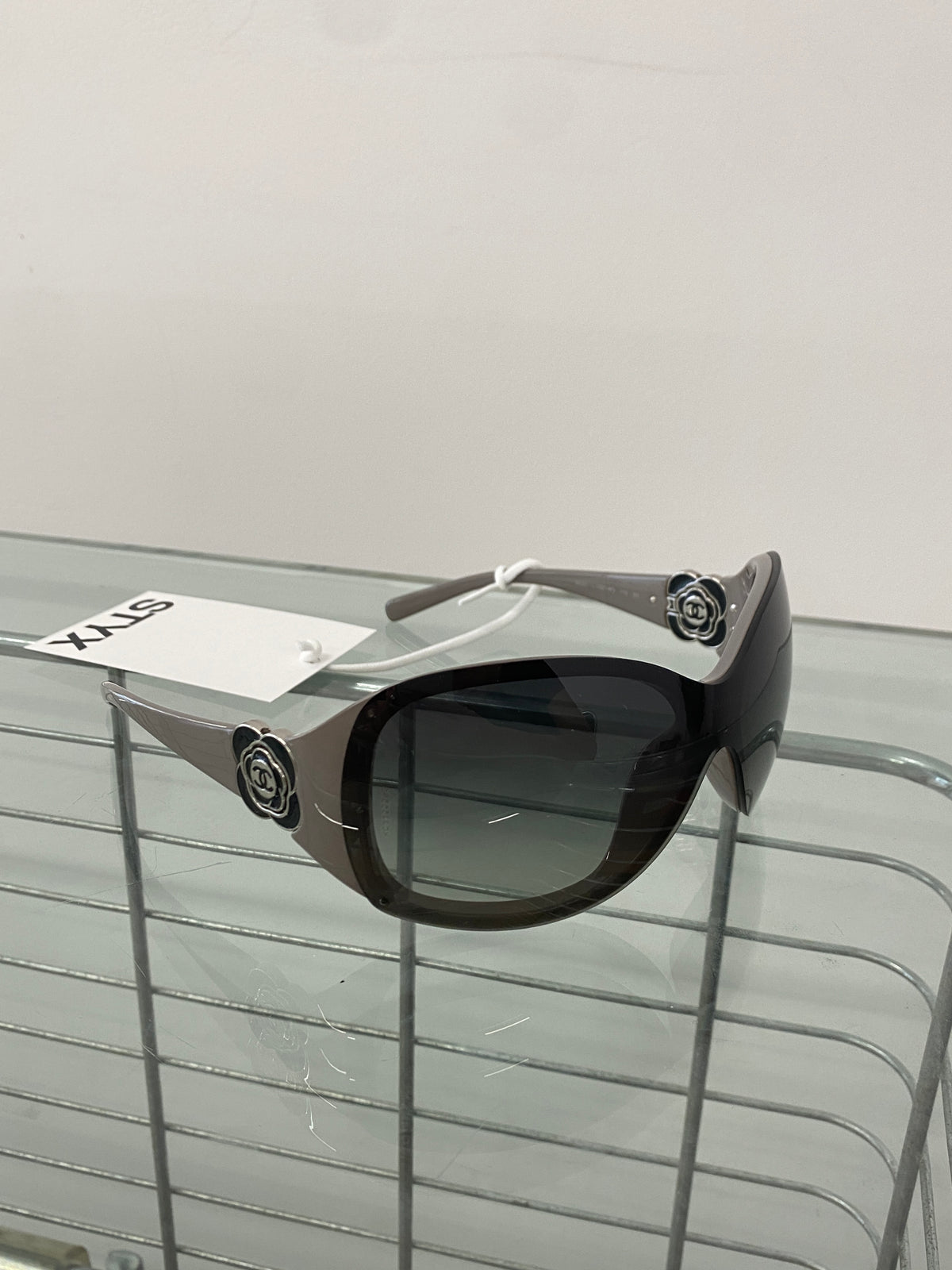 Chanel 2000s Camellia collection sunglasses
