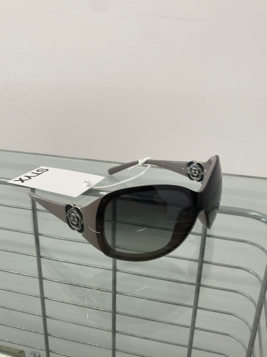 Chanel 2000s Camellia collection sunglasses