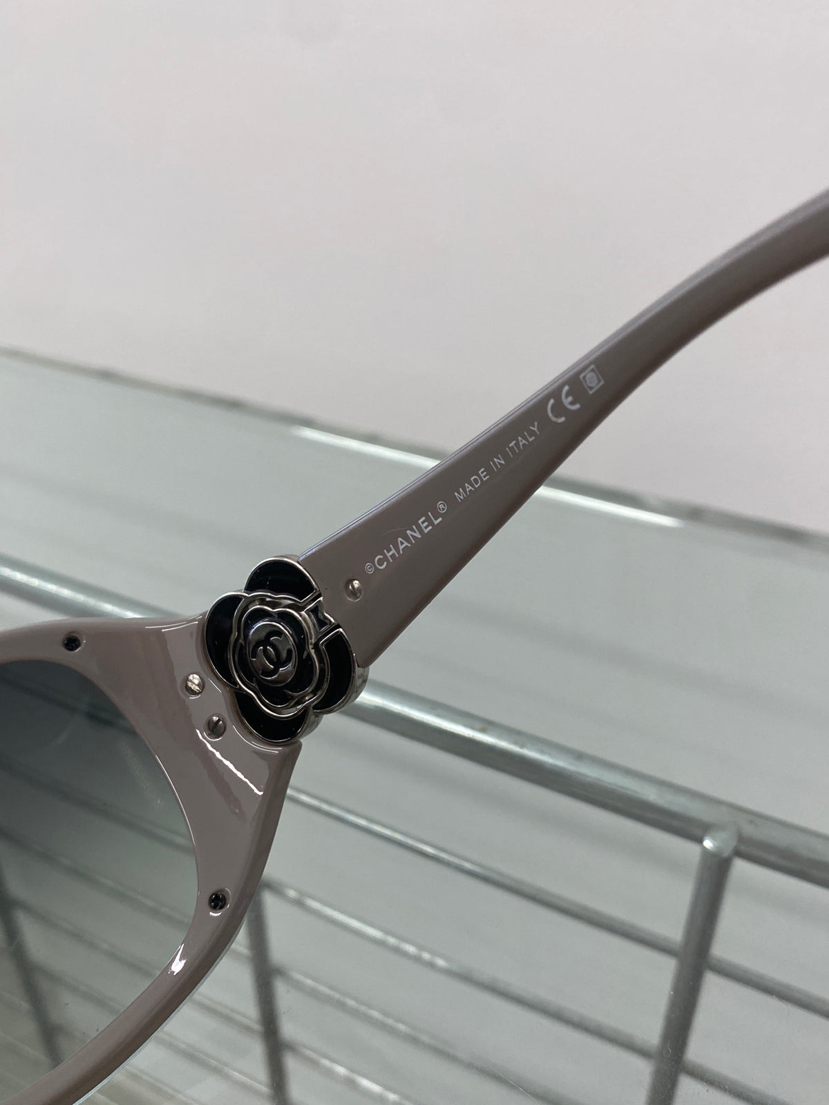 Chanel 2000s Camellia collection sunglasses