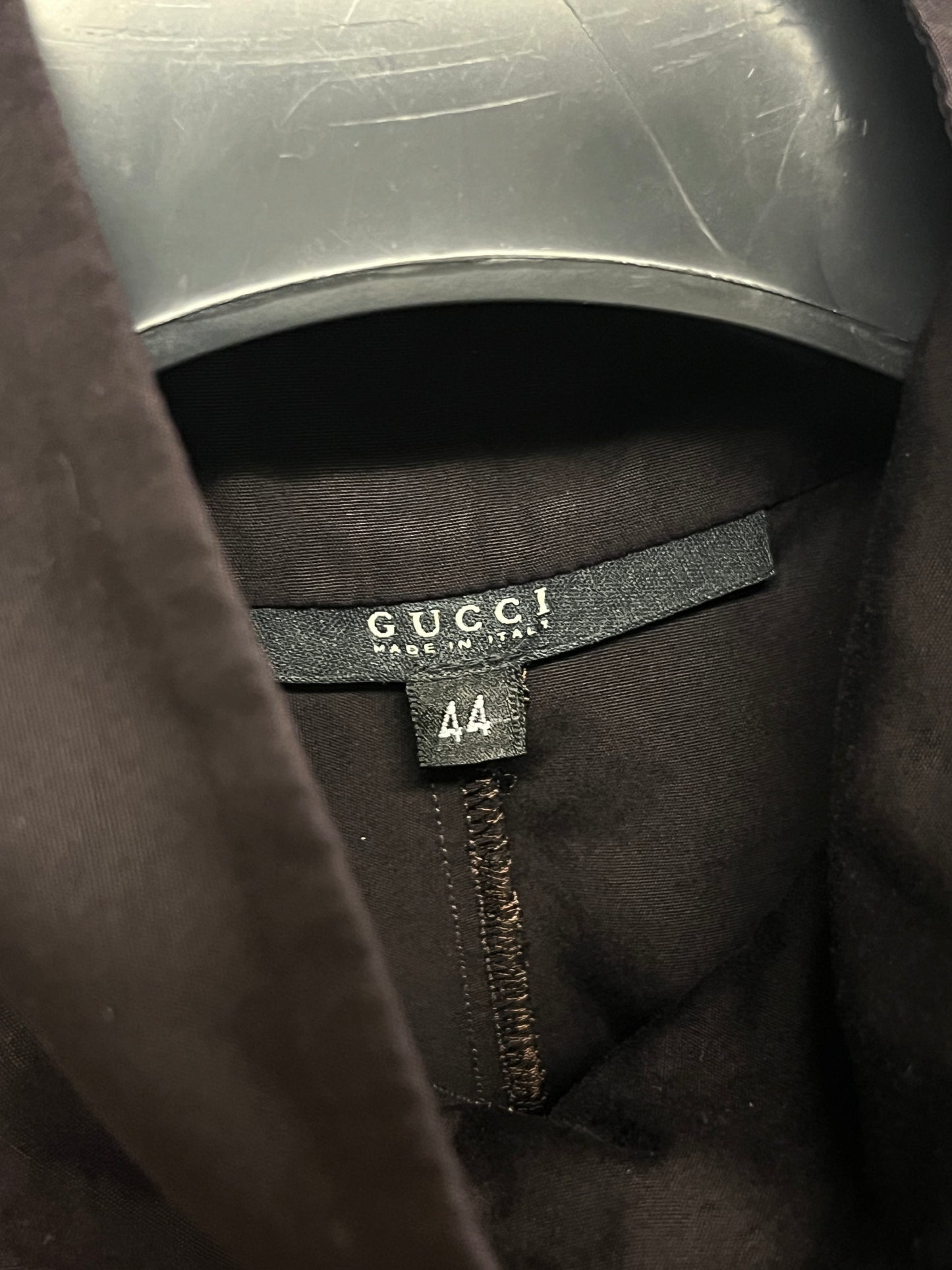 GUCCI brown shirt with long sleeves (L)
