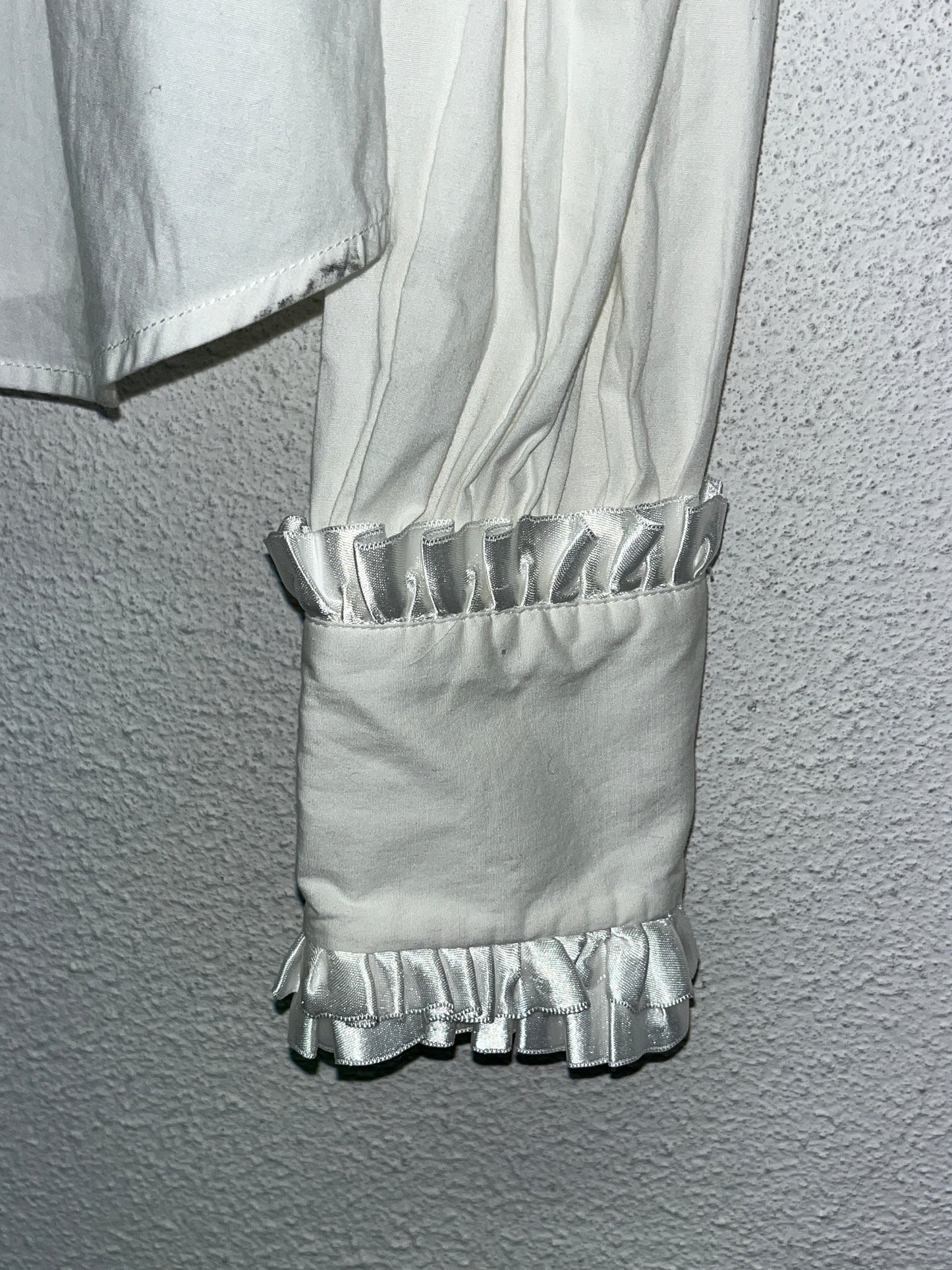 ROBERTO CAVALLI white cotton shirt (S)