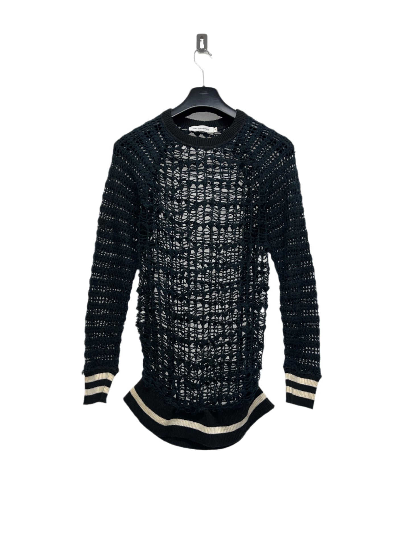ISABEL MARANT black net knitted sweater (L)