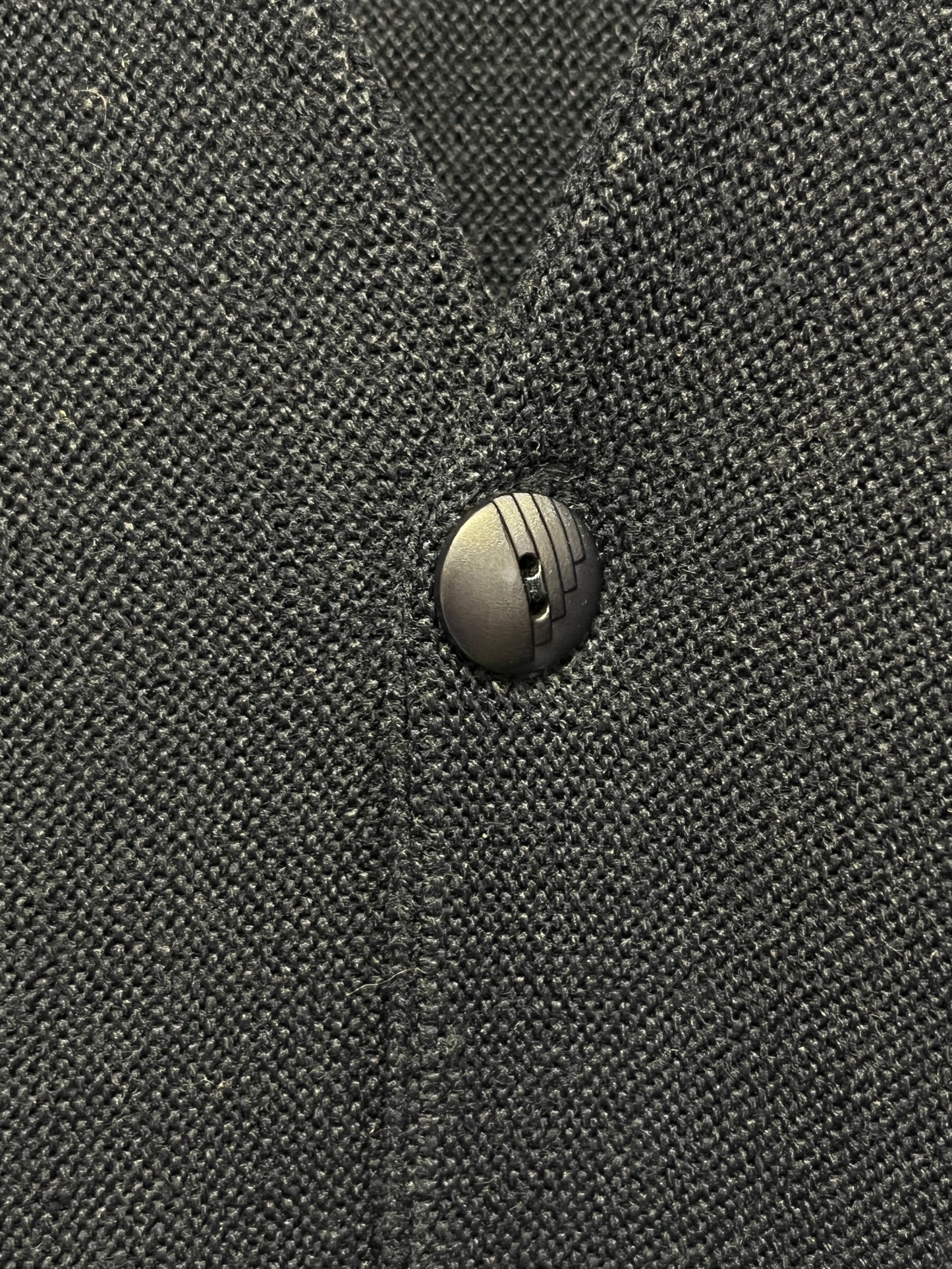 YVES SAINT LAURENT wool navy Cardigan (L)