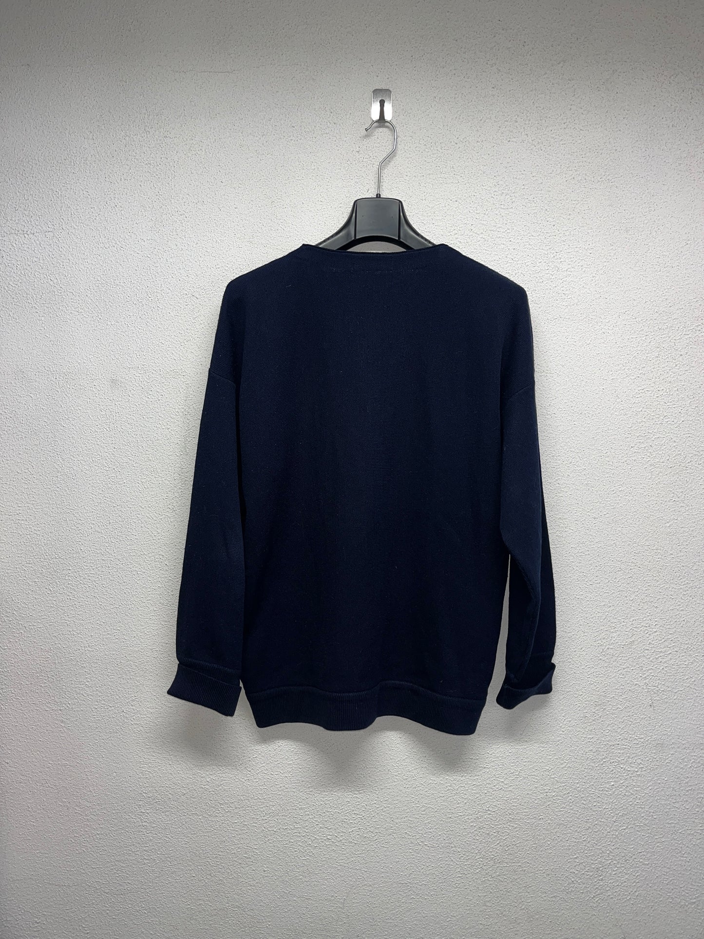 YVES SAINT LAURENT wool navy Cardigan (L)