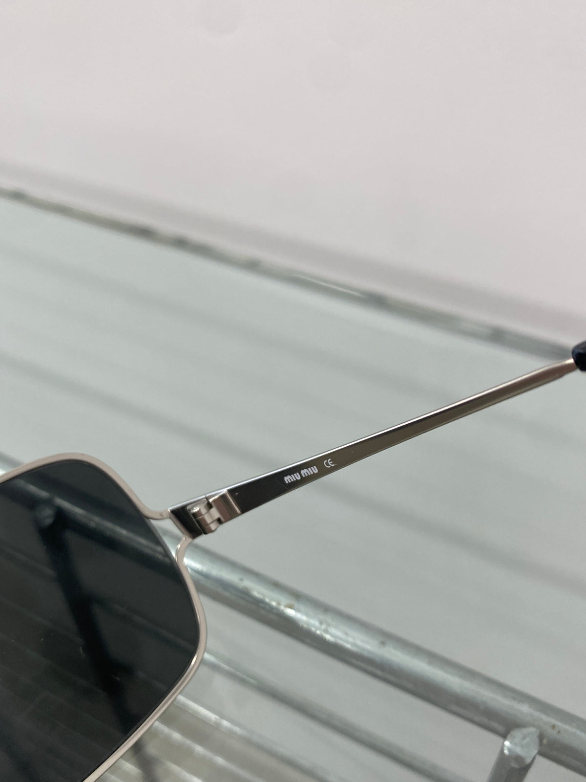Miu Miu 2000s metal frame sunglasses