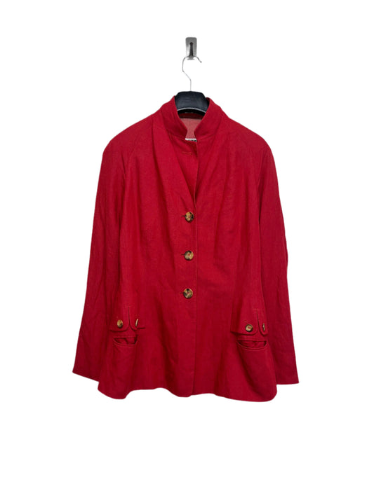 JIL SANDER red visoce Blazer (S/M)