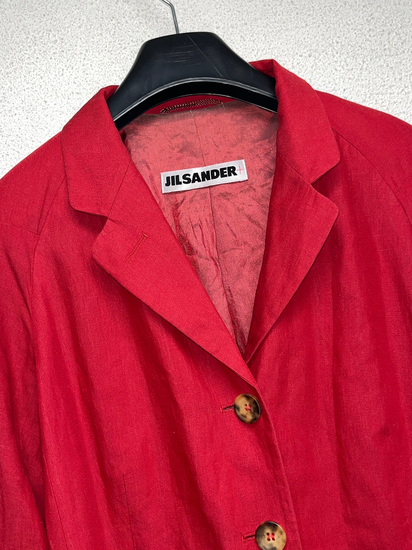 JIL SANDER red visoce Blazer (S/M)