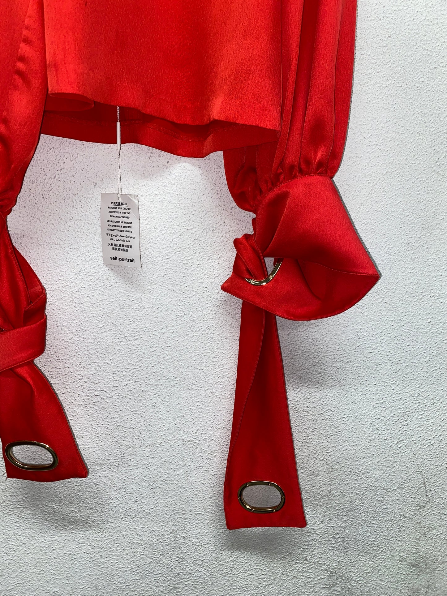 SELF-PORTRAIT red blouse (XS)