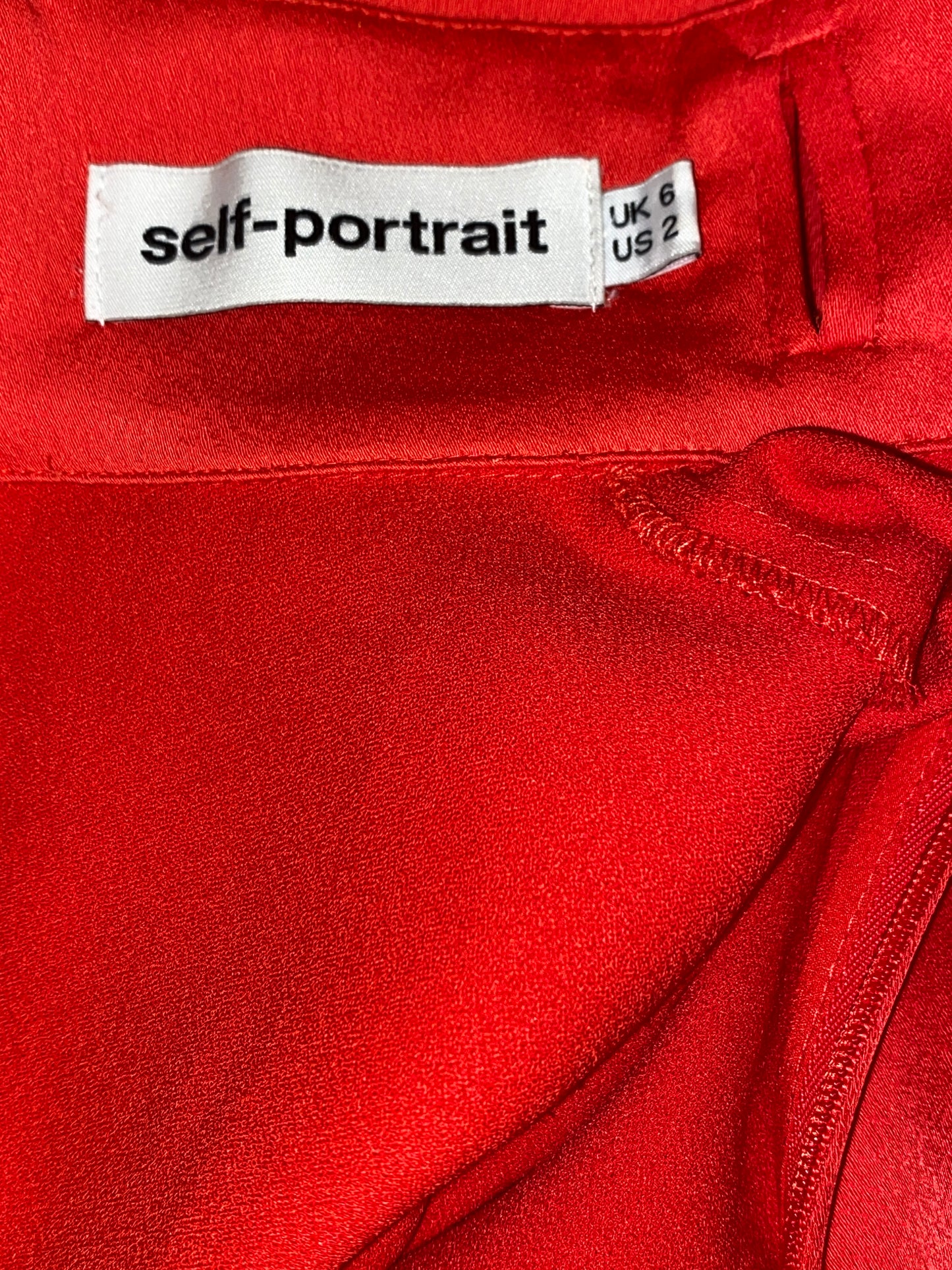 SELF-PORTRAIT red blouse (XS)