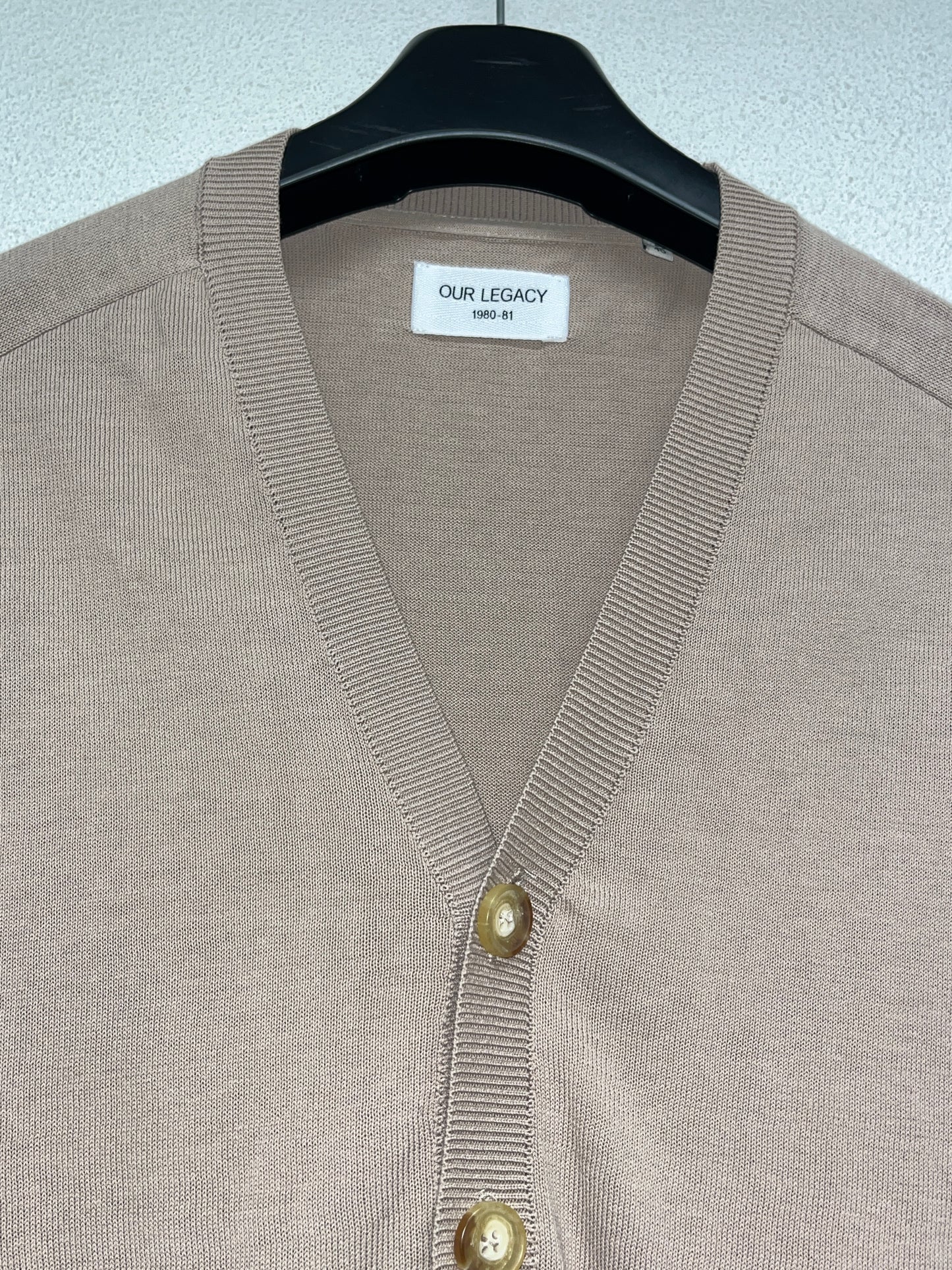 OUR LEGACY light brown cotton Cardigan (S)