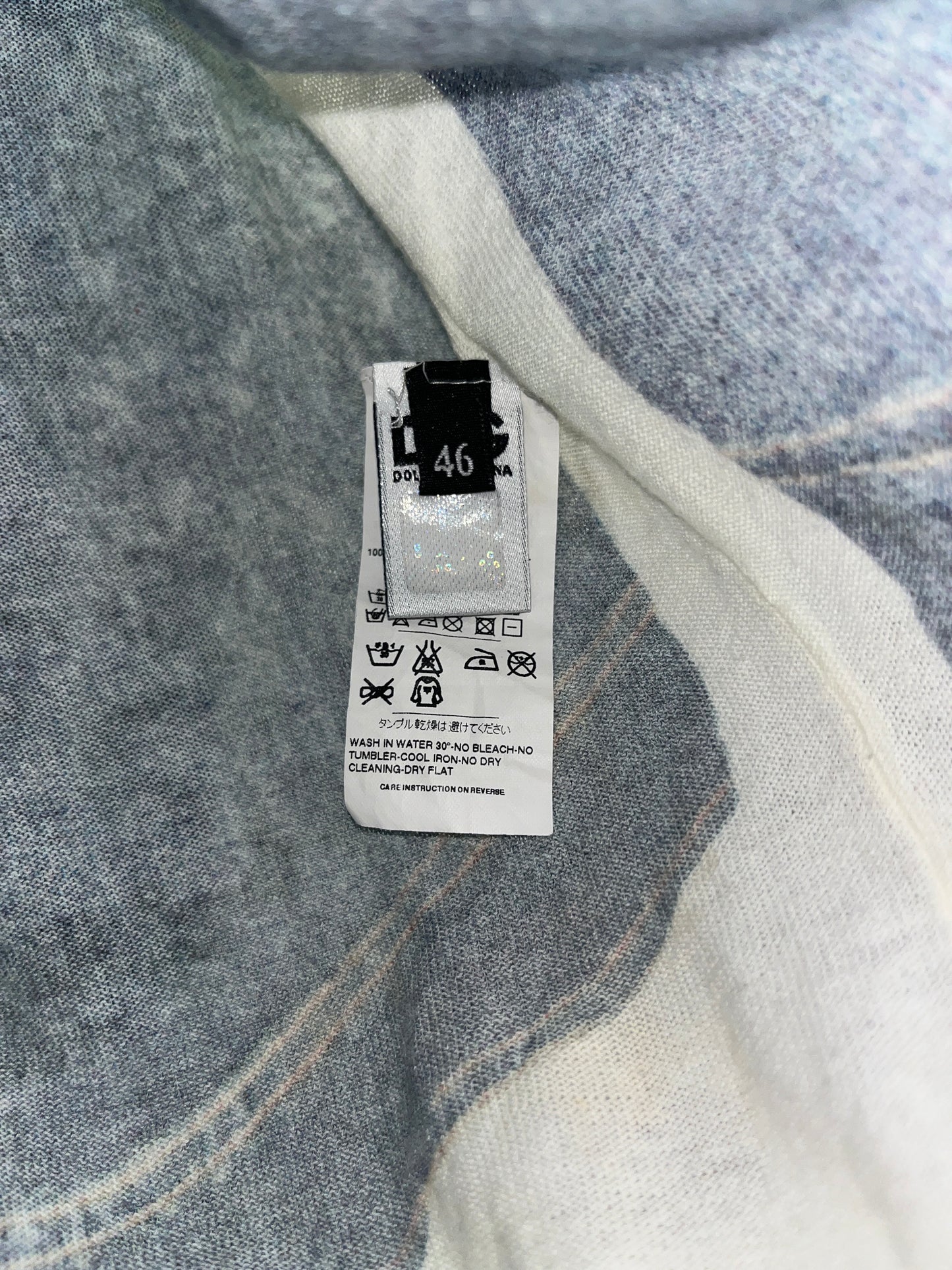 DOLCE & GABBANA trompe l’ceil effect cardigan (M)