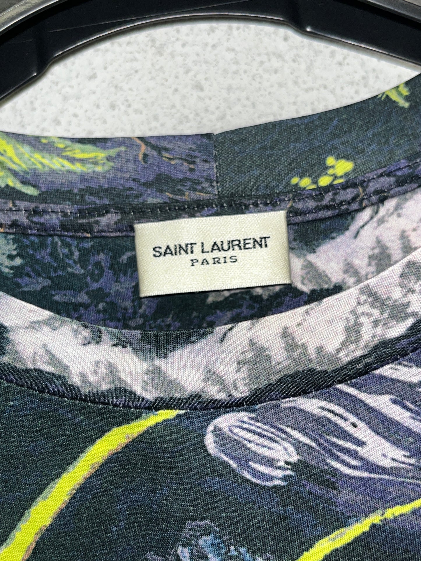 SAINT LAURENT graphic tee (S)