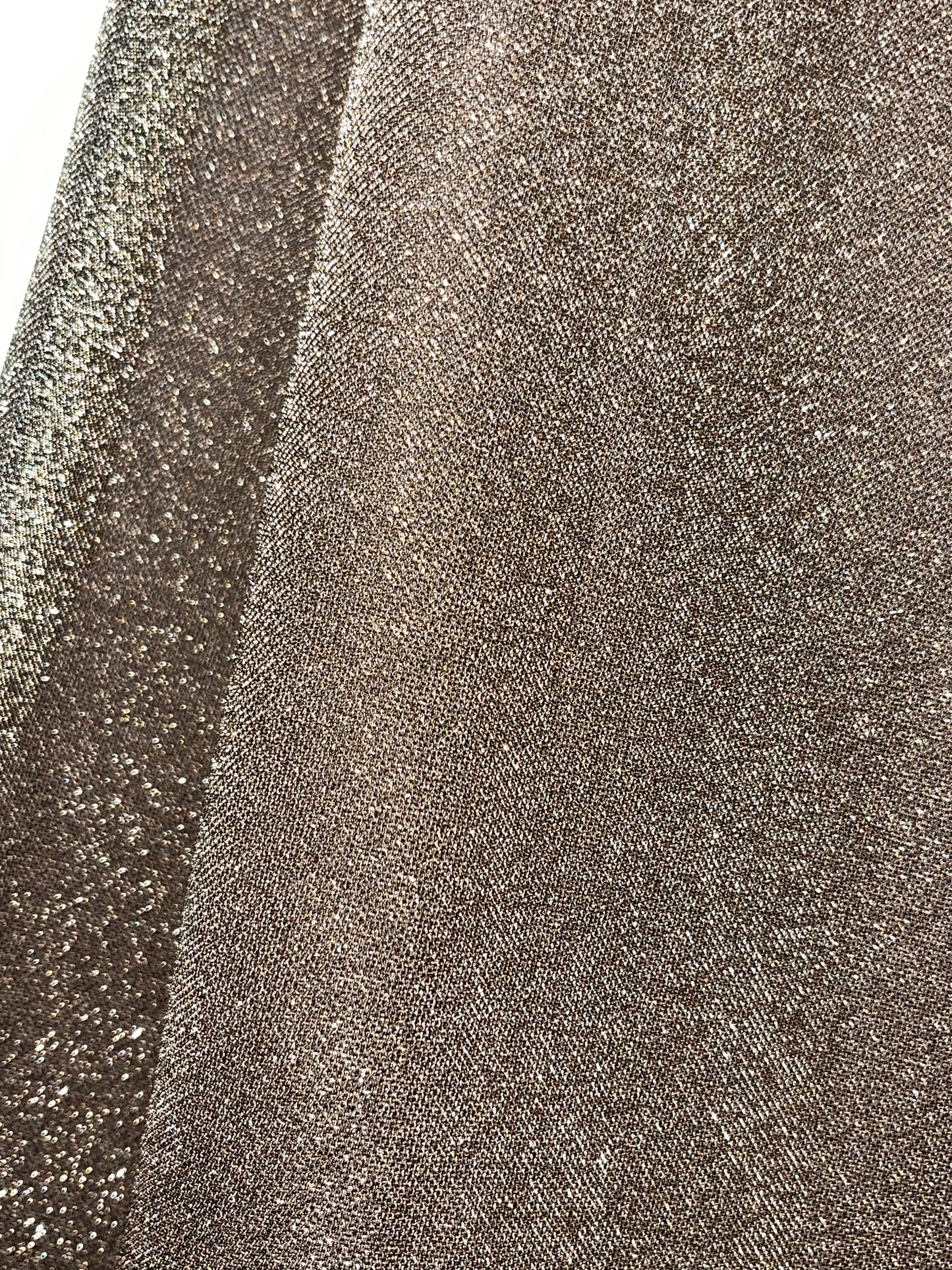 VIVIENNE WESTWOOD glitter brown Top with opening in the back (L)