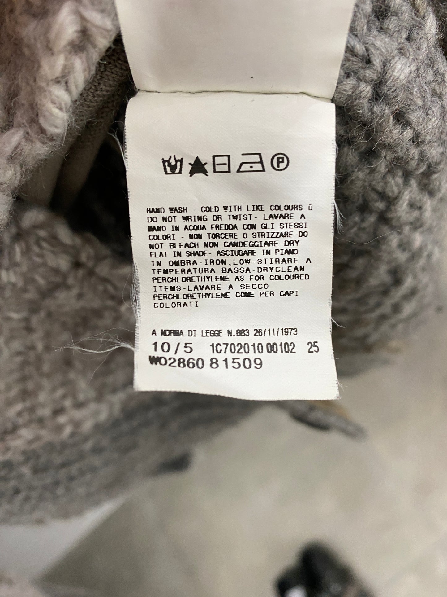 ROBERTO CAVALLI wool cardigan (S/M)