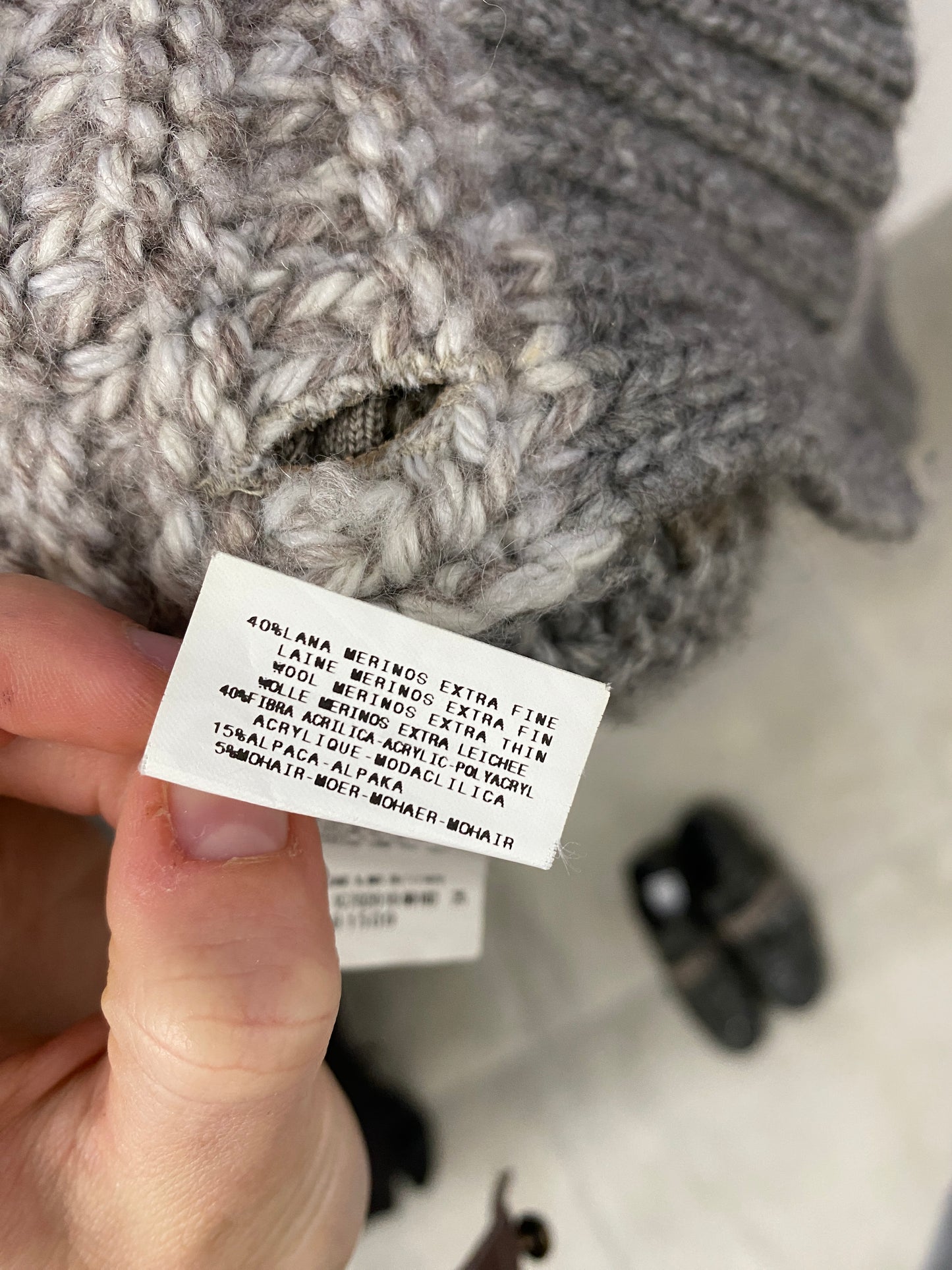 ROBERTO CAVALLI wool cardigan (S/M)