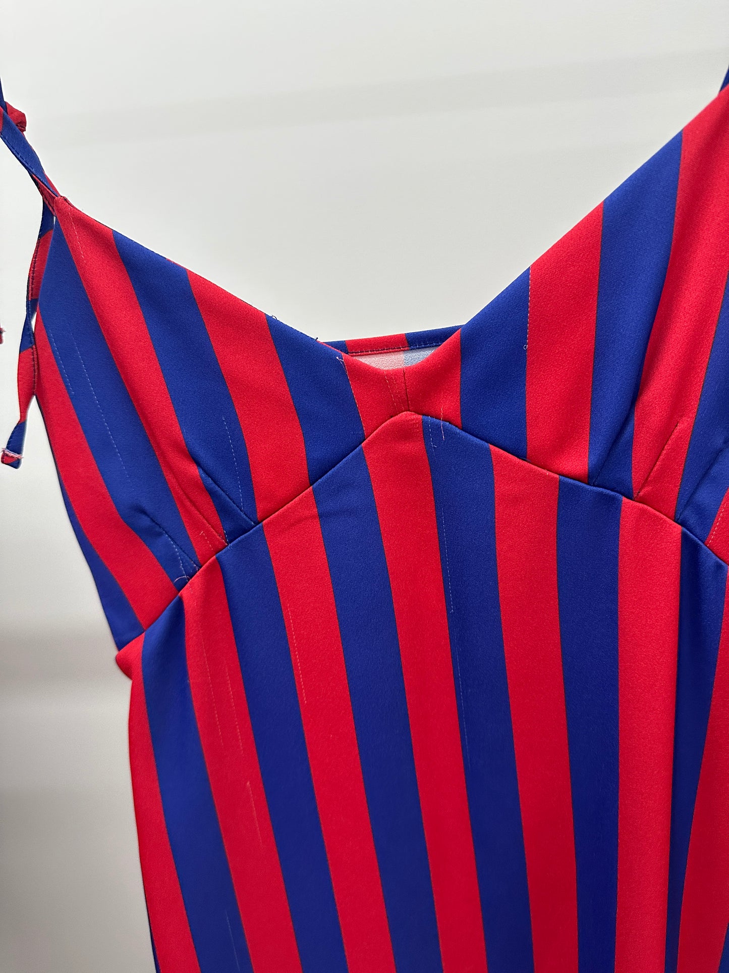 MARQUES/ALMEIDA striped asymmetrical dress (XS/S)