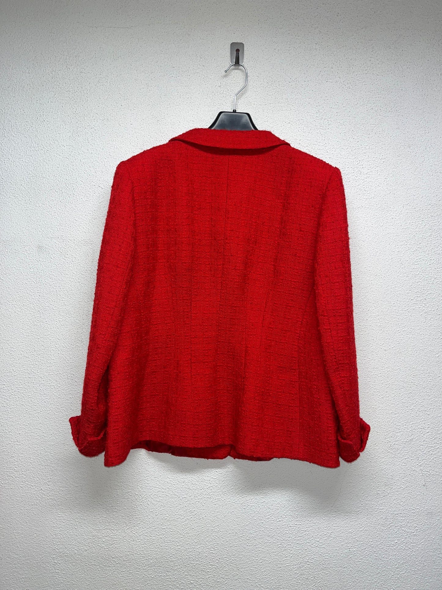 FENDI red tweed wool jacket (L/XL)