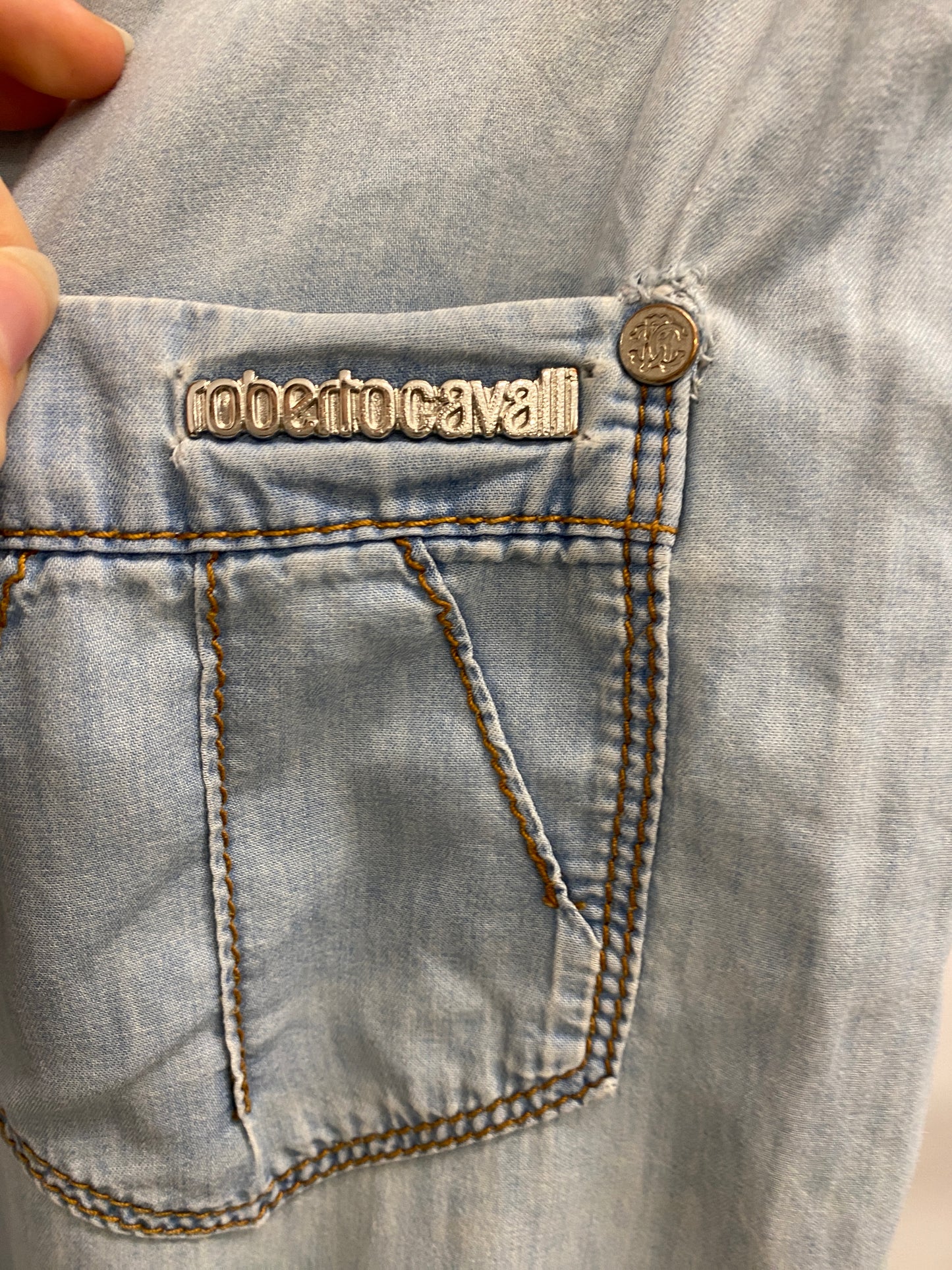 ROBERTO CAVALLI light denim trousers (M/L)