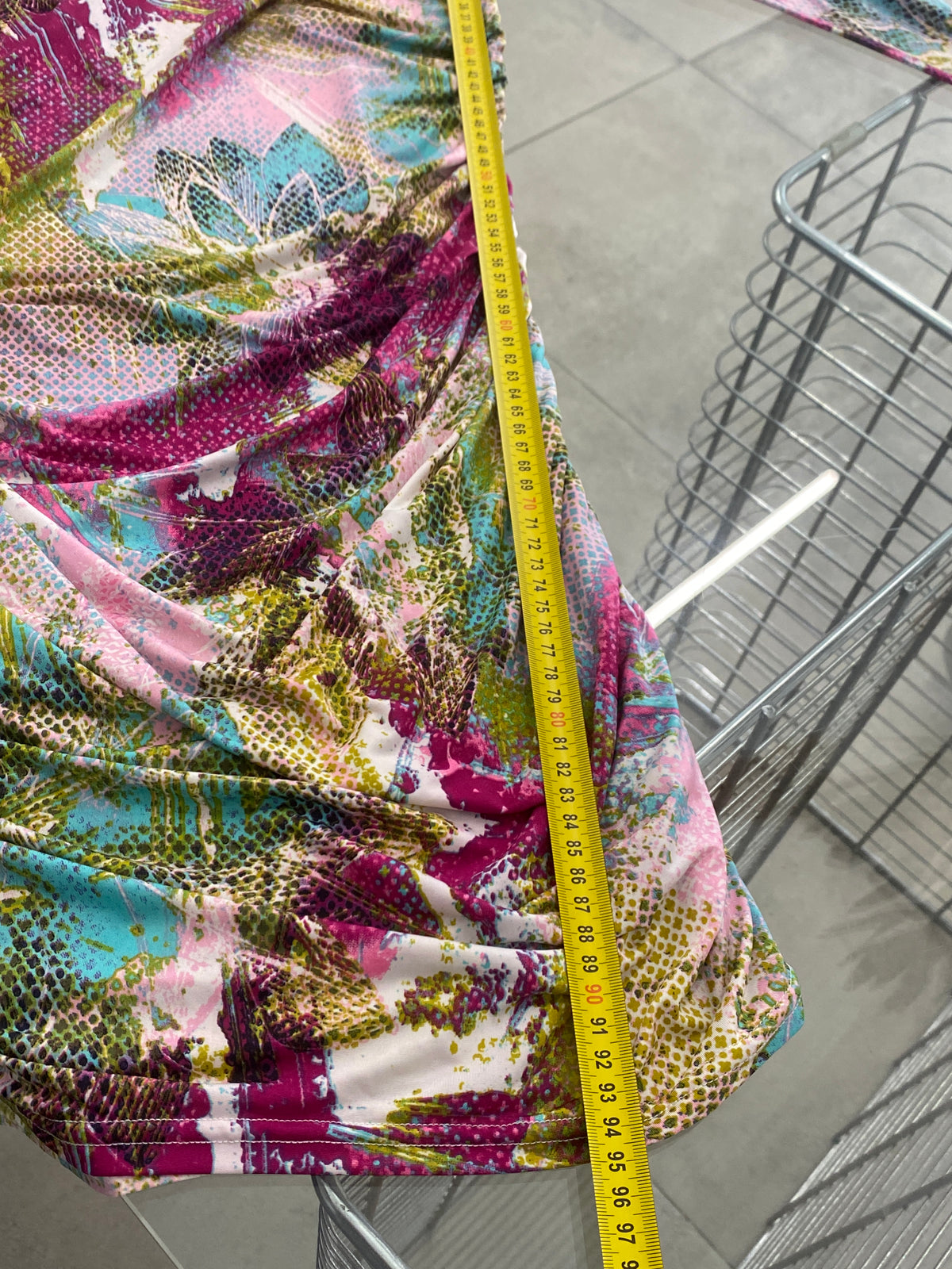 Plein Sud mid-length multicolor dress (M)